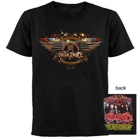 AEROSMITH This Is Rock’ N Roll Tour 2009 - Two Sided Printed T-Shirt